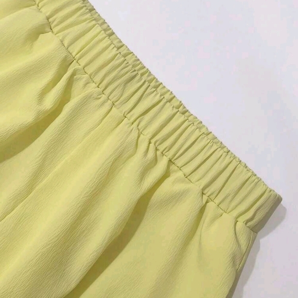 Women's Casual Loose Fit Drop Shoulder Tie Front Top And Wide Leg Pants Set - Picture 6 of 7